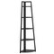 Tribesigns 70" Tall Corner Shelf 5 Tier Rustic Industrial Bookcase Plant Stand